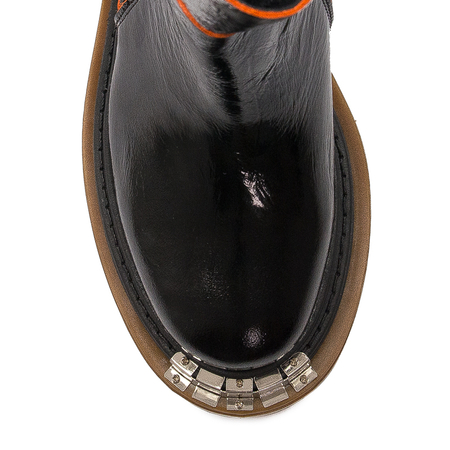 Maciejka 05747-18/00-7 Black+Orange Boots