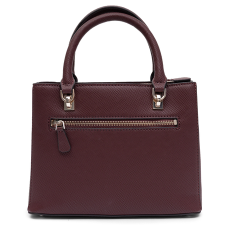 Guess Elegant Classic Women Handbag Satchel Burgundy HWZG9672050-BUR