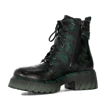 Maciejka Women's Leather Boots Green