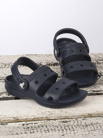 Crocs Klapki dziecięce chłopięce Classic Kids Sandal navy granatowy