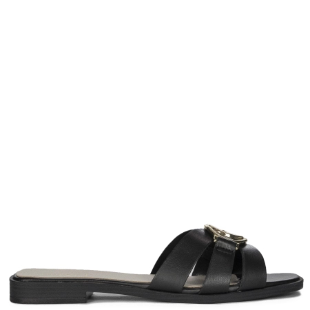 Guess Women's Black leather Slides