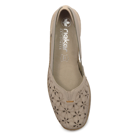 Rieker Beige Flat Shoes