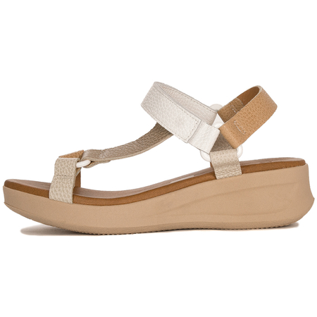 Maciejka Navy Blue Leather Sandals