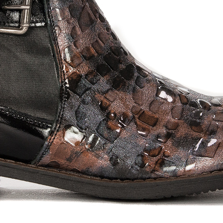 Maciejka Black + Brown Women's Boots