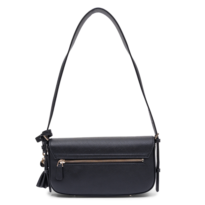 Guess Elegant Small Classic Bag With Decorative Charm Black HWZG2227190-BLACK