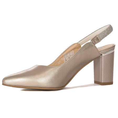 Bioeco Women Pumps On Heel Beige