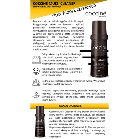 Coccine Multi Cleaner Strong Cleaner for Smooth Leather 55-48-75C