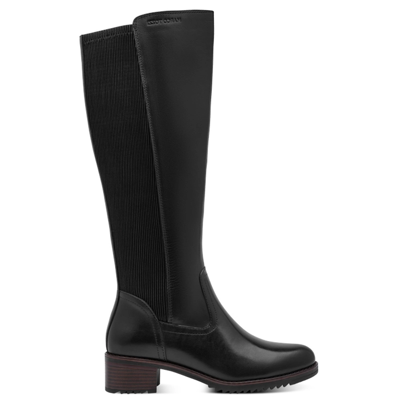 Marco Tozzi Comfortable, Warm, Flexible Over-the-Knee Boots, Black, 2-25507-47-001