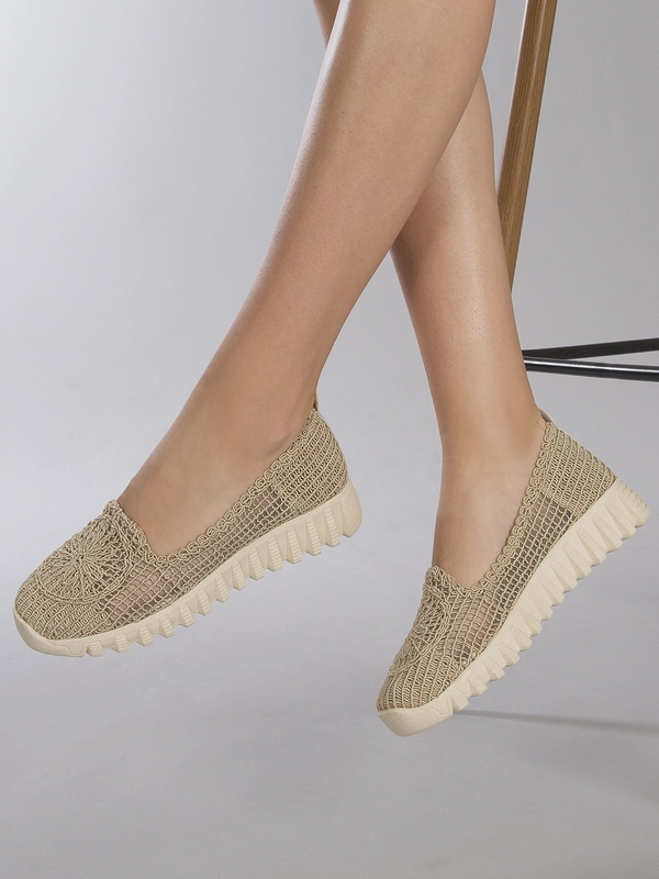 T.Sokolski Women's Beige Flat Shoes