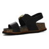 Yokono Women's Sandals Leather Black