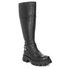 Maciejka 05290-01/00-7 Black Crocodile Knee-High Boots