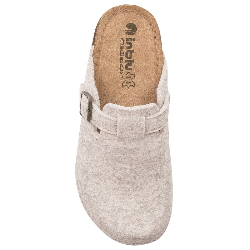 Inblu Kapcie klapki damskie Ice Beige beżowe