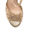 Sergio Leone Women's Gold Mix Sandals