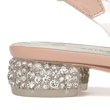 Sca'viola Women's Sandals On A High Heel Light Pink