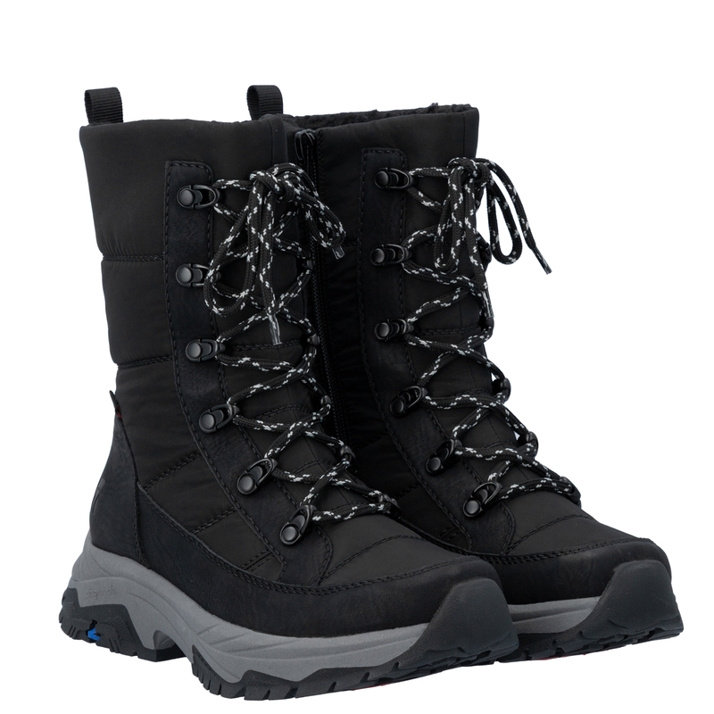 Rieker Insulated Women's Winter Boots Waterproof Black Z3950-00-BLK