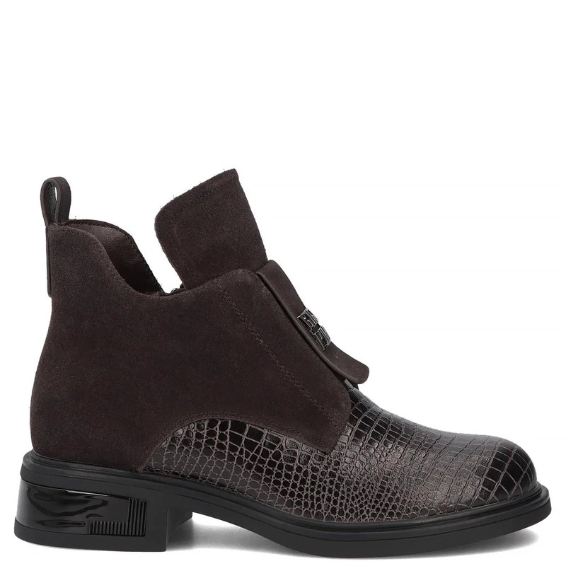 Filippo Leather Ankle Boots Brown DBT8201-26-DBR