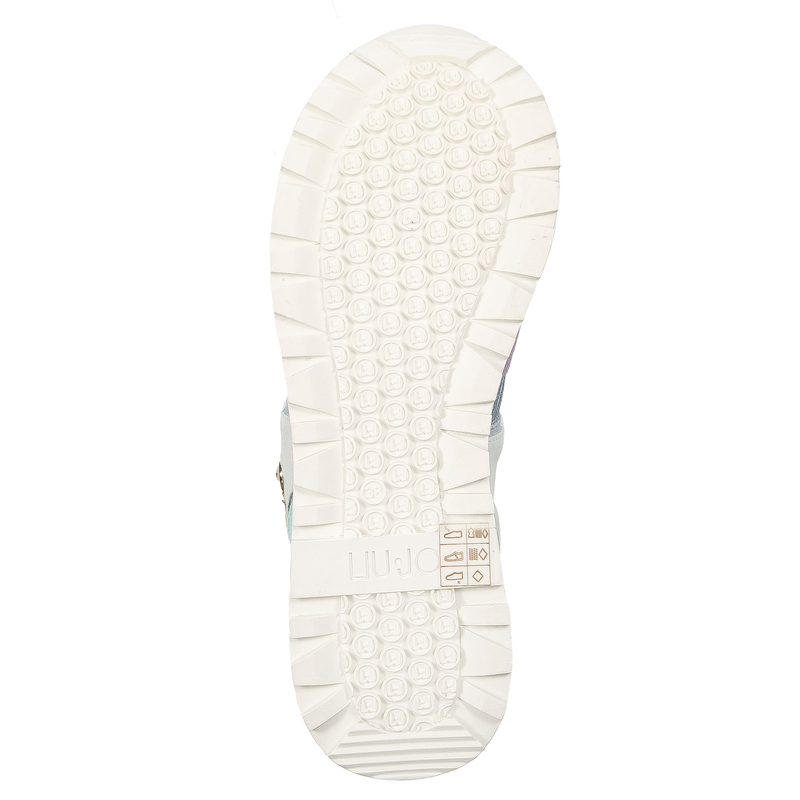 Liu Jo Sneakersy Damskie Na Platformie Fioletowo Turkusowe