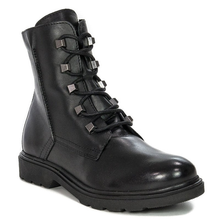 Marco Tozzi 25276-41 022 Black Nappa Lace-up Boots