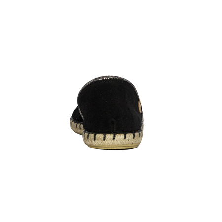 Verbenas Espadryle damskie Carmen Strass Negro czarny