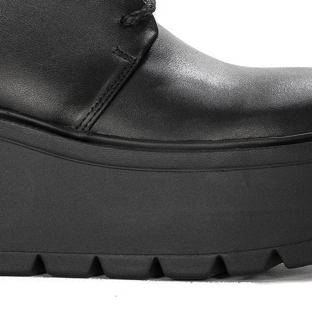 Maciejka 05294-50/00-6 Black Lace-UP Boots