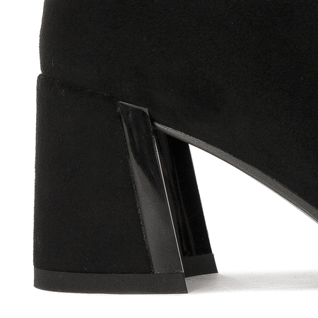 S.Barski Women's black ankle boots