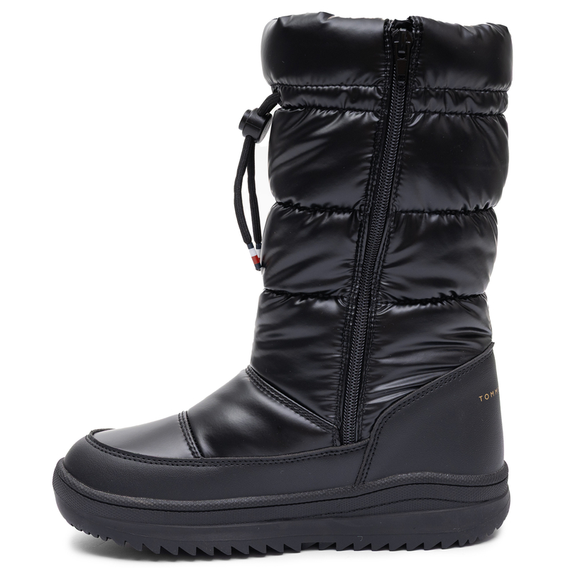 Tommy Hilfiger Waterproof Insulated Snow Boots Platform Black T3AC-35207
