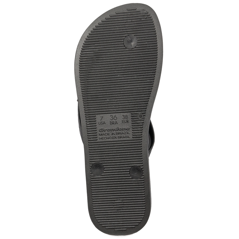 Ipanema Klapki japonki damskie Ant Brasilidade Fem Black/Black czarne