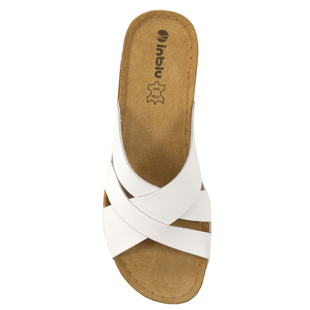 Inblu Women's Slides White