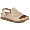 Maciejka Women's Leather Sandals Beige