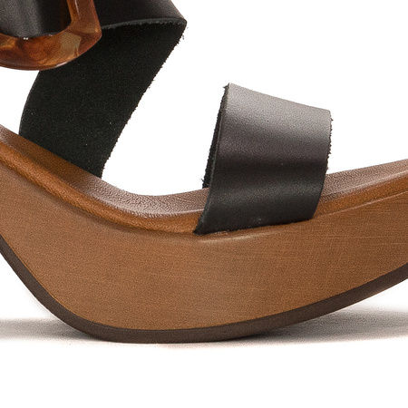 Maciejka Black Women's Slides