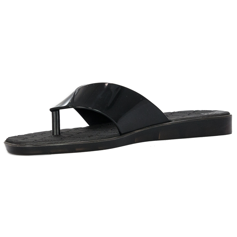 Klapki japonki damskie Zaxy Moment Thong Fem Black czarne
