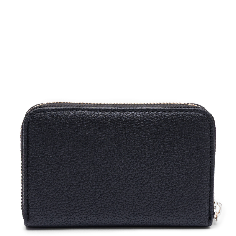 Guess Melody Średni Portfel Damski Zapinany Na Zamek Czarny SWBG9735140-BLACK