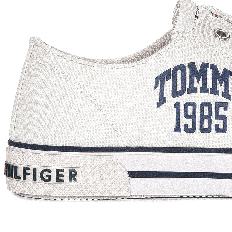 Tommy Hilfiger Damskie Trampki Niskie Białe 