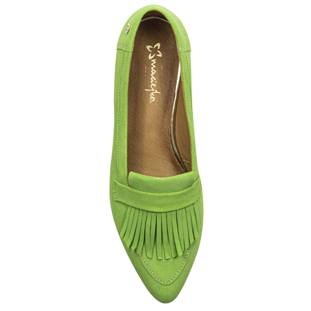 Maciejka Green Ballerina Shoes