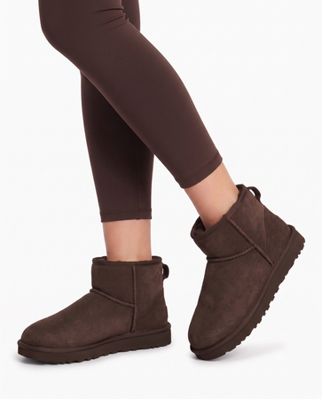 UGG Snow Boots W Classic Mini II Dusted Cocoa 1016222-DDC