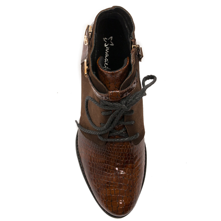 Maciejka 5743A-02/00-7 Women's Brown Leather Boots