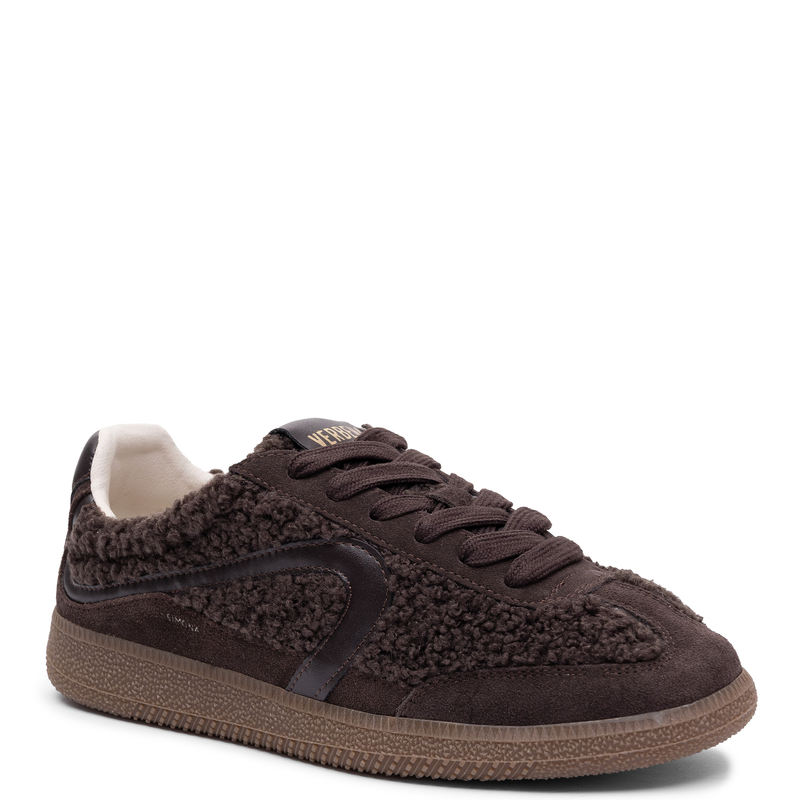 Verbenas Zamszowe Sneakersy Damskie Brązowe SIMONA-NAI-SER-TE