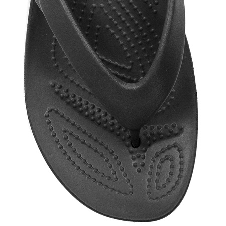 Crocs Klapki japonki damskie Kadee II Flip Black Czarne