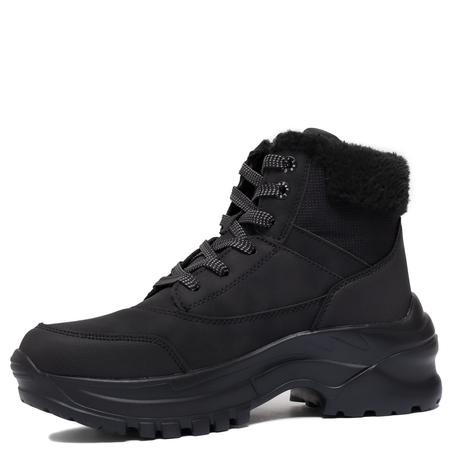 Lee Cooper Ocieplane Botki Na Platformie Czarne LCJ-25-01-3743