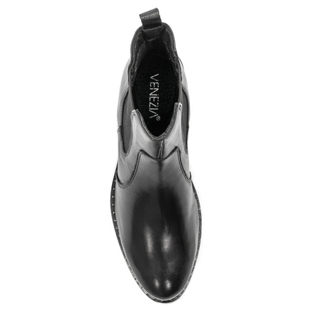 Venezia Kay ESTER2129E Black Chelsea Boots
