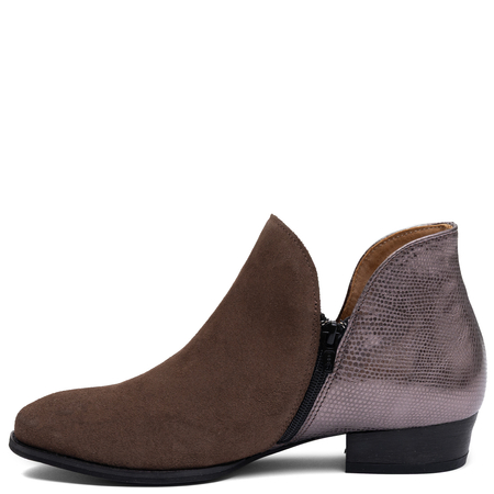 Maciejka Leather Women’s Ankle Boots Elegant Brown 4091W-02/00-5