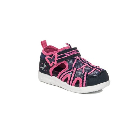 Kangaroos 02086 000 4294 DK Navy Fandango Pink Flat Shoes