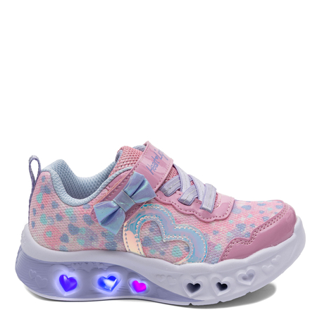 Skechers Heart Lights Kids' Sport Sneakers Light-Up Pink 302691N-PKLV