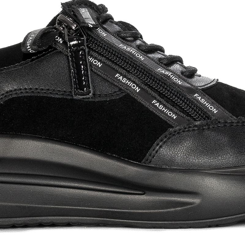 T.Sokolski women's Black leather low shoes