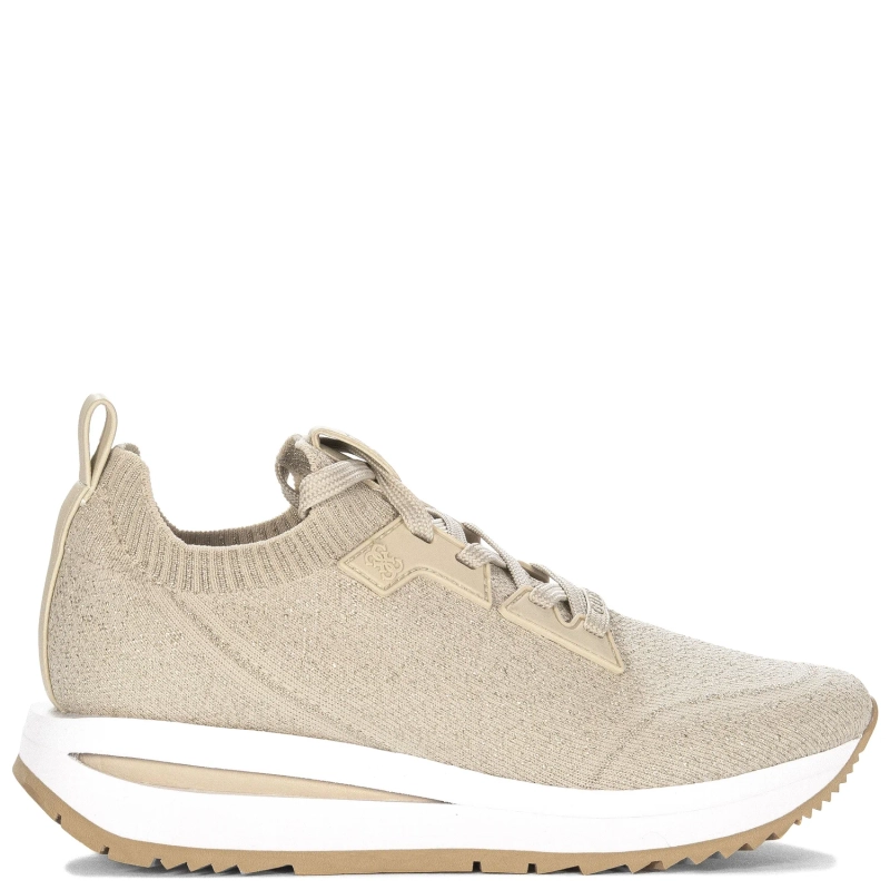 Guess Women's Platform Beige Sneakers