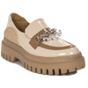 Maciejka Patent Leather Loafers Chunky Platform Light Beige 06294-22/00-8