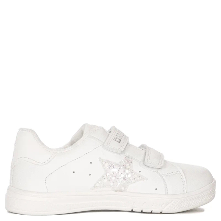 Big Star Children's girls' velcro white sneakers