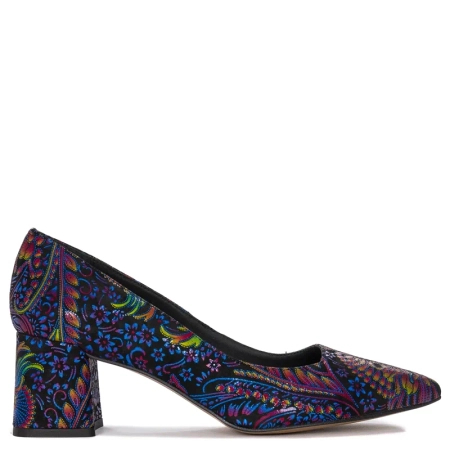 Visconi velor leather women's Paw Kolor Pumps
