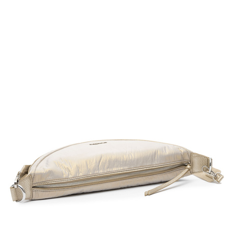 Wonders Half-Moon Lightweight Crossbody Bag Adjustable Strap Gold WB-55030-PLATINO