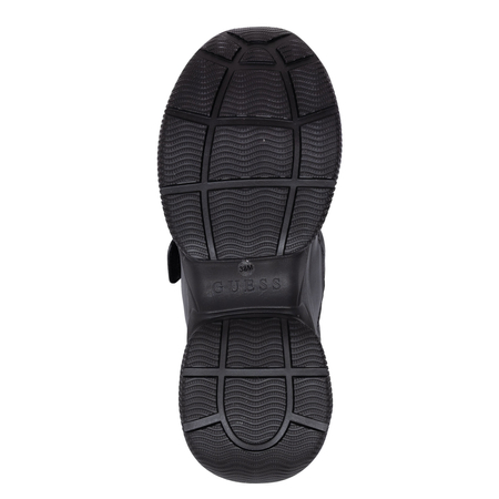Guess Sneakersy Damskie Na Platformie Sneakersy Z Paskiem Logo Czarne FLFHNNELE12-BLACK